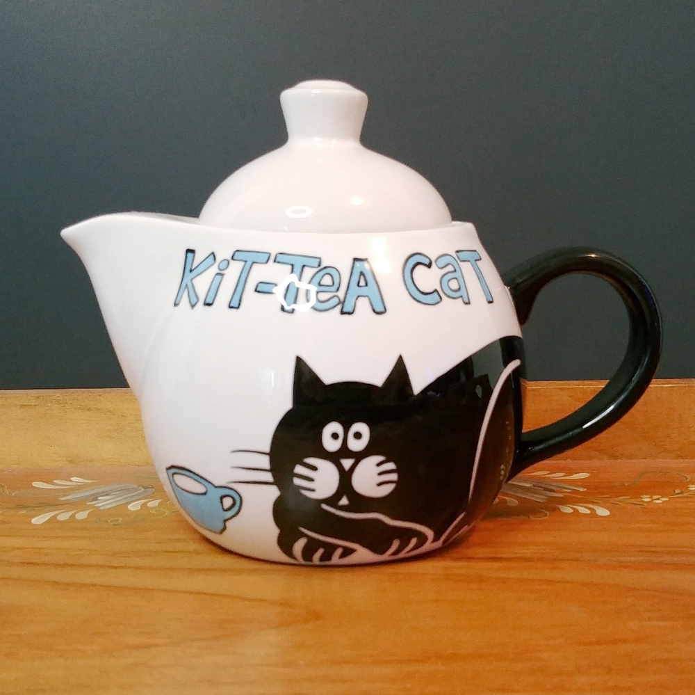 Adorable Kit-Tea Cat Tea Fur You Ceramic Teapot